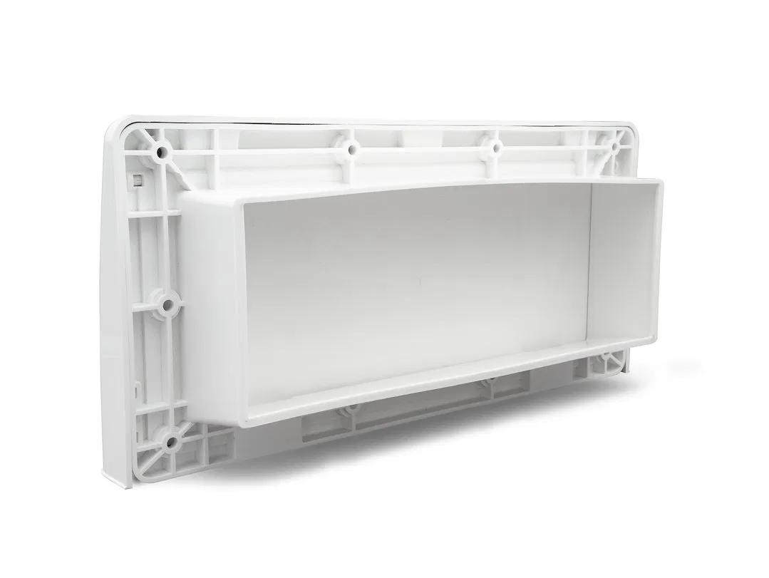 94278 – B&B MOLDERS Wall Vent, Endura Range Vent Contemporary Design Push Lock One-Piece Damper Closure 10-3/4 Inch W...